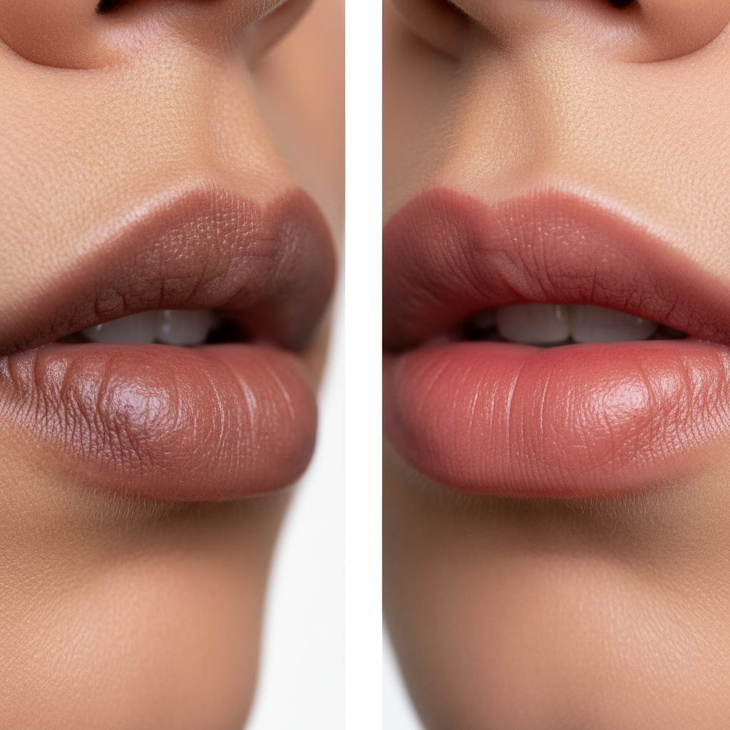 Lip Neutralization: Correct Dark Lips for True Color